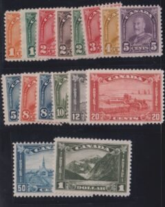 Canada #162-77 Mint NH F - VF