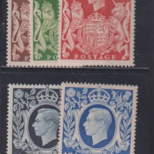 Great Britain #249-251A NH VF