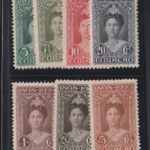 Netherlands and Colonies - Neth Antilles #75-81 MintLH VF