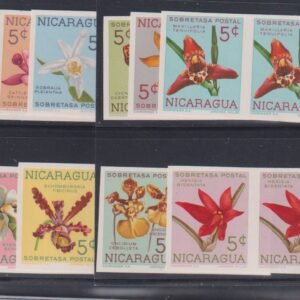 Countries - N- Z - Nicaragua #RA66-75 NH VF