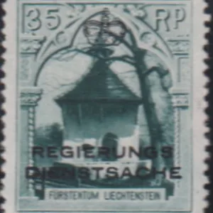Liechtenstein #O5e MintNH XF