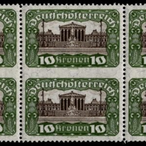 Austria Mi 290UMw NH Error