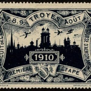 France 1910 Air Race in Troyes Vignette