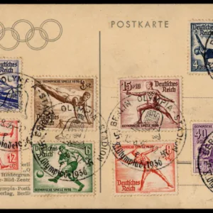 Germany 1936 PC Olympic Opening with B82-B89