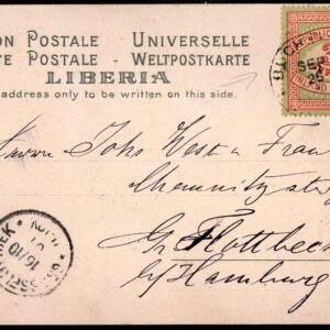Liberia 1901 PPC to Germany