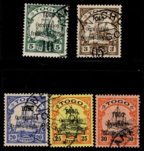 Togo 151, 154, 158-60 Used