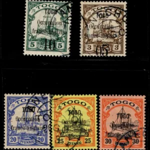 Togo 151, 154, 158-60 Used