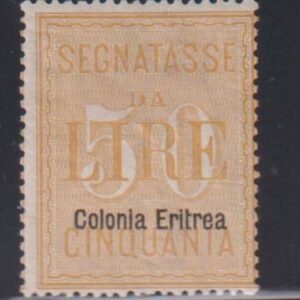 Italy and Italian Area - Eritrea #J12 MintHinged AVE - F