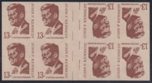 US #1287 CF1A NH VF Counterfeit Tete-Beche Gutter Block of 8
