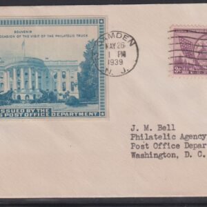 Philatelic Truck Covers - Camden, NJ May 26th 1939