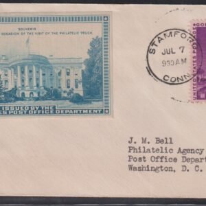 Philatelic Truck Covers - Stamford, CT Jul 7th 1939
