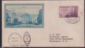 Philatelic Truck Covers - Pawtucket, RI Aug 3rd 1939