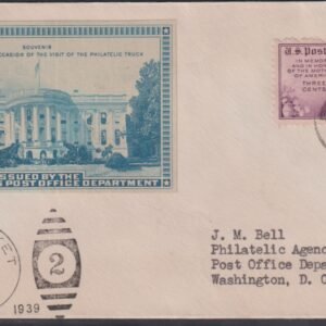 Philatelic Truck Covers - Pawtucket, RI Aug 3rd 1939