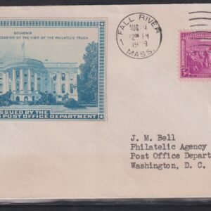 Philatelic Truck Covers - Fall River, MA Aug 9th 1939