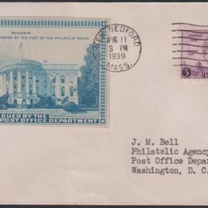 Philatelic Truck Covers - New Bedford, MA Aug 11th 1939