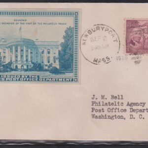 Philatelic Truck Covers - Newburyport, MA Sep 2nd 1939