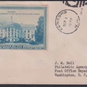 Philatelic Truck Covers - Concord, NH Sep 9th 1939