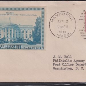 Philatelic Truck Covers - Haverhill, MA Sep 12th 1939