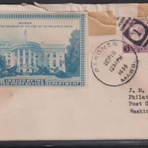Philatelic Truck Covers - Gardner, MA Sep 18th 1939