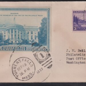 Philatelic Truck Covers - Turners Falls, MA Sep 19th 1939