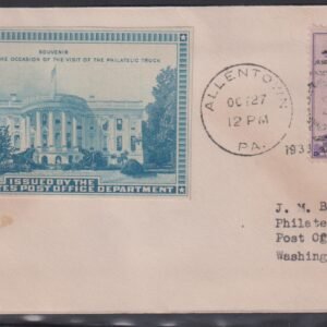 Philatelic Truck Covers - Allentown, PA Oct 27th 1939