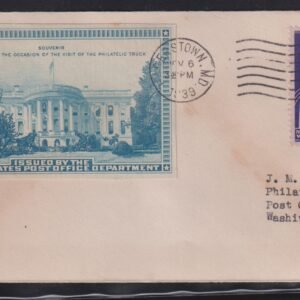 Philatelic Truck Covers - Hagerstown, MD Nov 6th 1939
