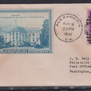 Philatelic Truck Covers - Alexandria, VA Nov 9th 1939