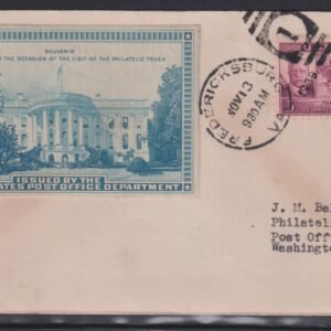 Philatelic Truck Covers - Fredricksburg, VA Nov 13th 1939