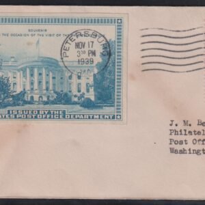 Philatelic Truck Covers - Petersburgh, VA Nov 17th 1939