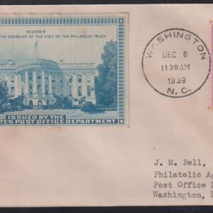 Philatelic Truck Covers - Washington, NC Dec 6th 1939