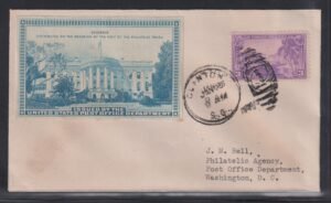 Philatelic Truck Covers - Clinton, SC Jan 25th 1940