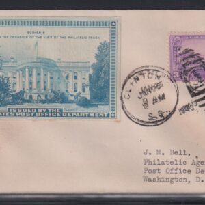 Philatelic Truck Covers - Clinton, SC Jan 25th 1940