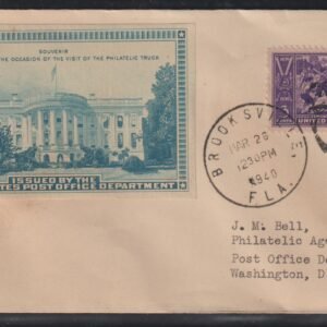 Philatelic Truck Covers - Brooksville, FL Mar 26th 1940
