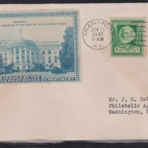 Philatelic Truck Covers - Frankfort, KY Jun 21st 1940