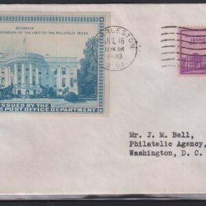 Philatelic Truck Covers - Charlston, WV Jul 16th 1940