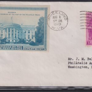 Philatelic Truck Covers - Wheeling, WV Aug 1st 1940