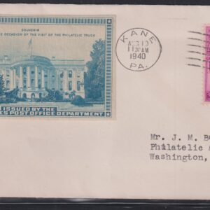 Philatelic Truck Covers - Kane, PA Aug 10th 1940