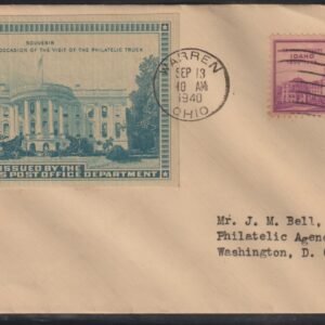 Philatelic Truck Covers - Warren, OH Sep 13th 1940
