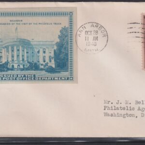 Philatelic Truck Covers - Ann Arbor, MI Oct 28th 1940