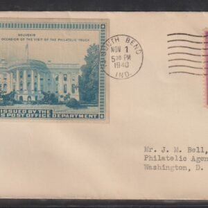 Philatelic Truck Covers - South Bend, IN Nov 1st 1940