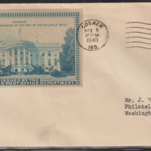 Philatelic Truck Covers - Goshen, IN Nov 6th 1940
