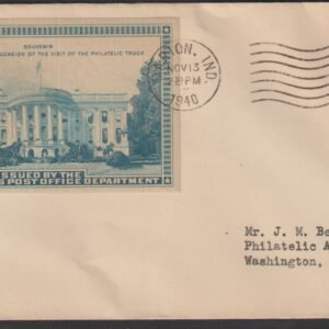 Philatelic Truck Covers - Marion, IN Nov 13th 1940