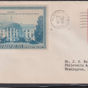 Philatelic Truck Covers - Bloomington, IN Nov 20th 1940