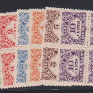 Newfoundland #J1-6 NH F - VF+