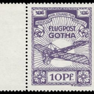 Germany 1912 Semi Official Aviation Vignette with Monoplane