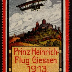 Germany 1913 Prinz Heinrich Aviation Vignette