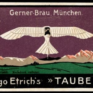 Germany circa 1916 Taube Aircraft Vignette by Igo Etrich