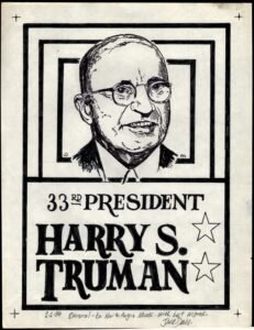 Jack Davis Artwork: Scott 1862 Harry Truman