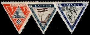 Latvia 1933 CB18-20 H VF