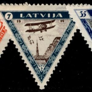 Latvia 1933 CB18-20 H VF